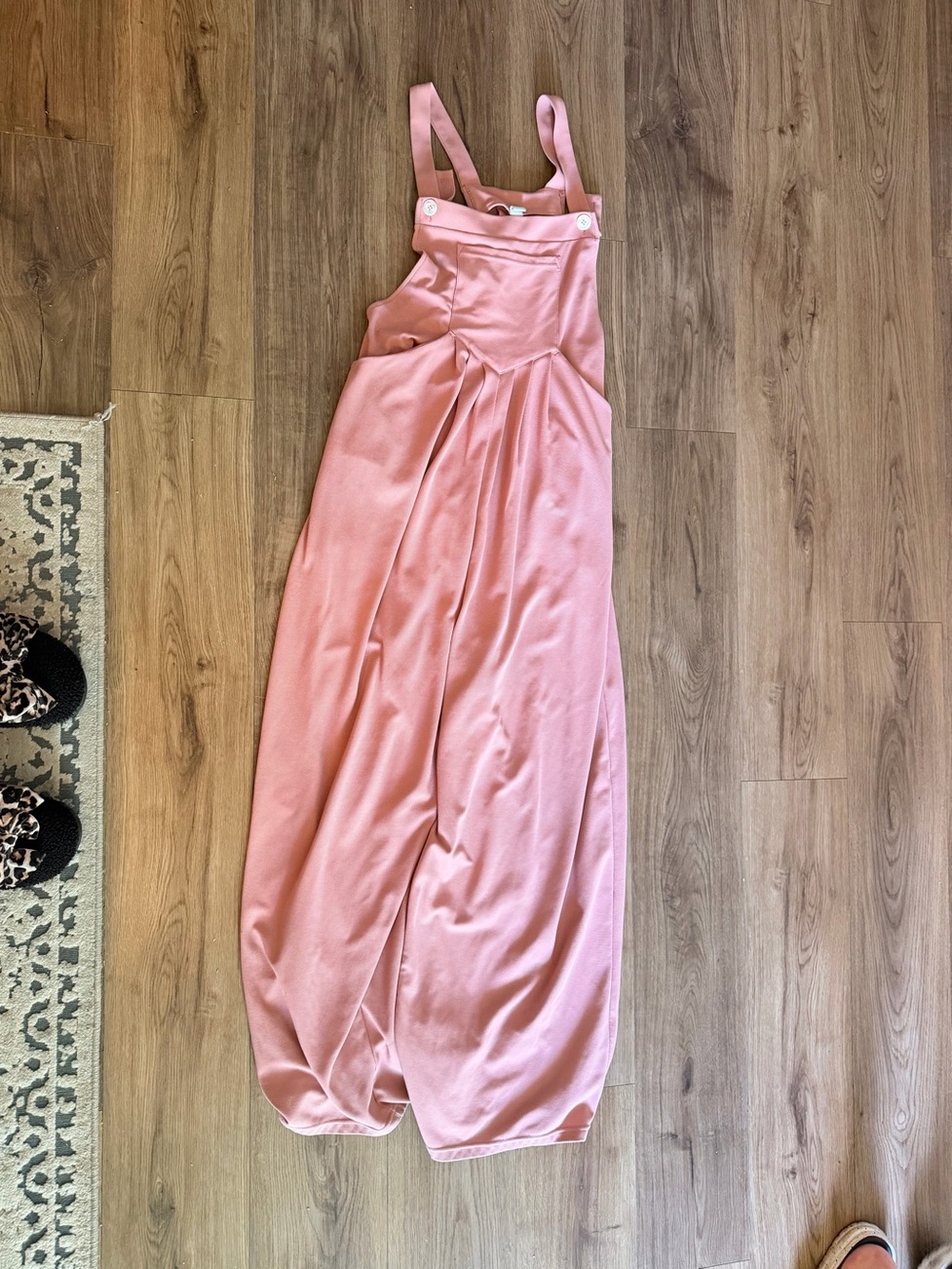 HALARA Pink Jumpsuit Romper with Straps